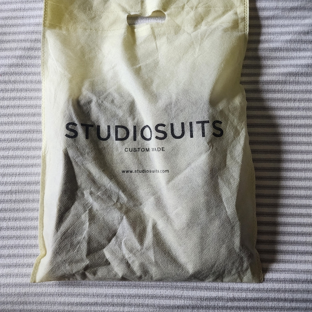 StudioSuits Napolean Rust Wool Pants - Picture 5 of 5